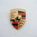 Porsche 356A/B/C Hood handle badge emblem