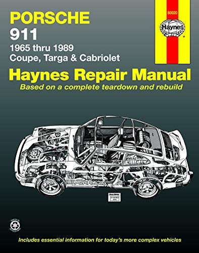 Porsche 911 Haynes workshop manual 1965-89 all models