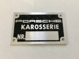 Porsche 911/912 Chassis and paint plate 1965-73