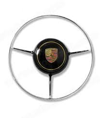 Porsche 356 B/C Full circle steering wheel horn ring 1960-65