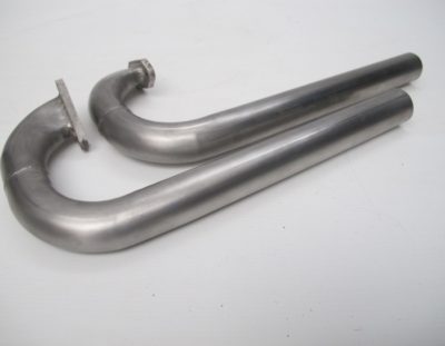 A pair of Stainless steel J Tubes for use with our Sebring exhaust