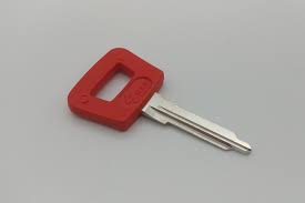 Blank Key, Red, fits 911, 912E and 914 1970-1986 for ignition and doors.