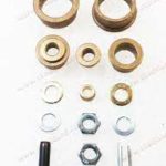 Pedal Bushing Kit , with bronze bushings, pins, lock nut and washers. Fits 911 912 914 1965-1986.
