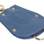Key Fob Case Pouch for Porsche 356 in blue leather