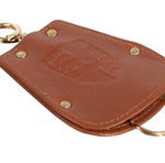 Key Fob Case Pouch for Porsche 356 in brown leather