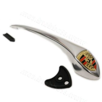 Satin Finish Hood Handle for 356A. Forged aluminum with bright-dip anodized finish.