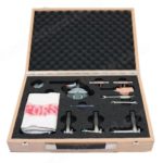 Porsche Classic Tool Set For Carburetor Tuning. Accelerator Pump Vial, Float Level Gauges for Solex, Zenith and Weber, Air Flow Meter, Wrenches and PORSCHE Shop Towel. All in a beautiful wooden box.