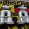Freshly blasted and cleaned are these Original Porsche 356 Pre A + 356A aluminum intake manifolds , for use with the Solex carburettor's These are in very good condition.