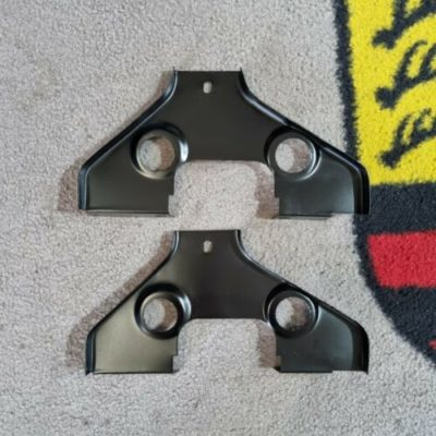 Porsche Tin Side Cover Set (Front & Rear) Part no: 539 065 47 356A, B & C For engines fitted with Zenith Carbs One piece original design Good restored condition