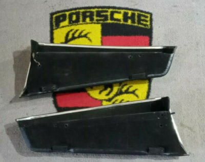 These fit the Porsche 911 1969-73 LWB front door pockets pair , slight marks These are brand new and German made from what we can tell . They were removed from a customers car . There are slight marks to the bright chrome work and a small damage to one of the pockets