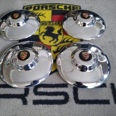 Used super hub caps Porsche 356a/b drum brake models