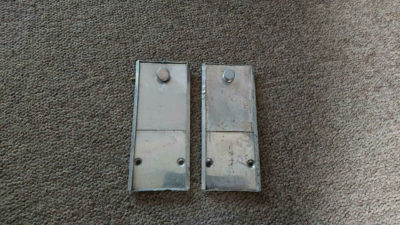 A pair Used original Early Heater Slide's for Porsche 356 Pre-A and 356A. These can be used as is , or you can restore them