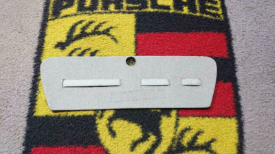 An original used inner liner for the glove box in grey fits Porsche 356A/B 55-63 models . Superb original item .