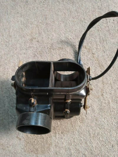 A used Original Genuine Porsche 914 Left front air control box 1970-76 models . This looks like an almost new part .