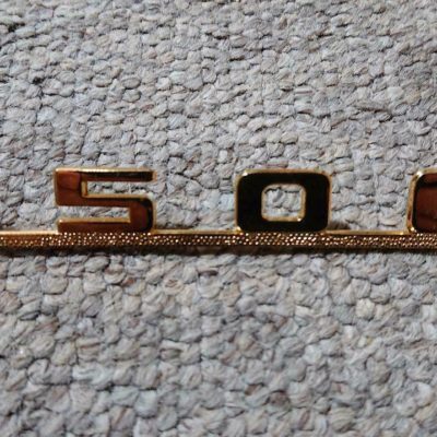 Brand new Porsche 356+356a 1500 gold finished badge reproduction good quality .