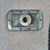 Porsche 356/912 Oil Sump Plate with Magnet Original, clean and lightly painted Good condition for an original part