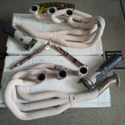A pair of used exhaust racing headers & pipes for Porsche 911 1965-76 models made by Dansk . Very little mileage and use . Spec : Exhaust racing tube without heating function. Ø 38 mm outside.These replace your heat exchangers. Please note will need gaskets . Fitment : Porsche 911 T / E / S 2.0-2.4L 1964-73 Porsche 911 / S / CARRERA 2.7L 1974-76