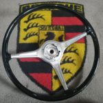 a superb factory original steering wheel for Porsche 356 BT6/C models , 420mm