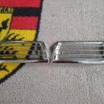 An original pair of Porsche 911/912 SWB horn grilles 1966-68 (2 screw) models . These do show signs of pitting on the blades ,we think very usable