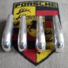 A pair of Porsche 356 T2 1957-59 Original winder handles , original ivory / tan discoloured  knobs