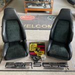 A pair of 1977 911 G model sports seats , fitted in Carrera & Turbo models .