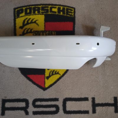A nice original rear bumper corner for Porsche 911/912 swb models 1965-68, Left hand side .This has been shot blasted and finished in light grey ,