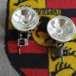 Used pair of Cibie style front spot lights for Porsche 914 & 914-6 120mm across