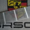 Freshly stripped, cleaned , re-polished is this original 1970-71 5 bar grill for Porsche 911 models . There is a few age related marks , but all fixings are present and overall a very presentable grill .