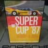 Original Super Cup poster 1987 Porsche 962 C Porsche Automobile 1020mm x 770mm