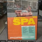 Superb Original Porsche poster framed 1000km Spa 86 Derek Bell 1020mm x 770mm