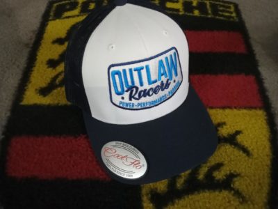 Outlaw Blue & White Trucker Cap