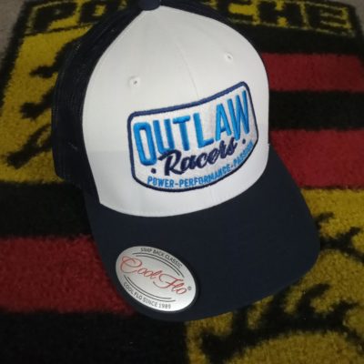 Outlaw Blue & White Trucker Cap