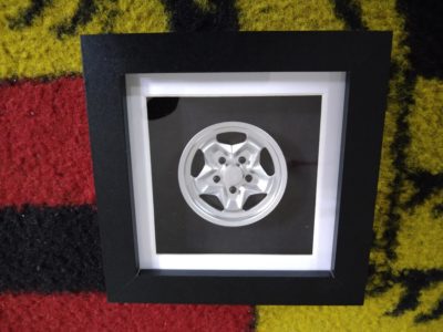 1:8 scale, framed 911 road wheel Cookie Cutter style