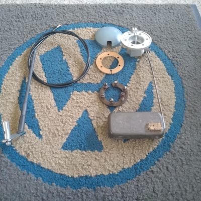A finished & working mainly original Dehne accessory fuel gauge kit. This is for Volkswagens up to 1955 ( with shorter fuel sender ).This had a new cable fitted & new cork gasket supplied and comes with a the new face sticker. A rare item in great condition.