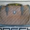 1 x Vintage SEEGER Porsche leather/cloth luggage case . This is in good used condition , it shows signs of wear on the badge , handle etc . We can see no rips or damage . Lining is in good condition .